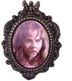 The Exorcist Regan Lenticular Ornate Framed Picture - COSOWEEN