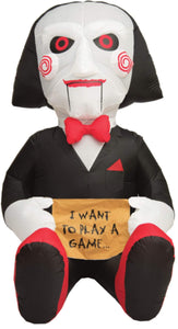 Saw Jigsaw Movie Billy The Puppet Halloween Inflatable